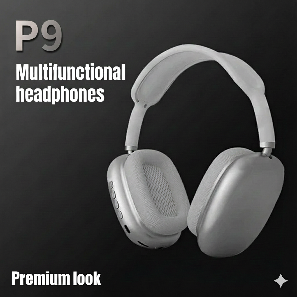 P9 Wireless Bluetooth Headphones | Premium Over-Ear Headset