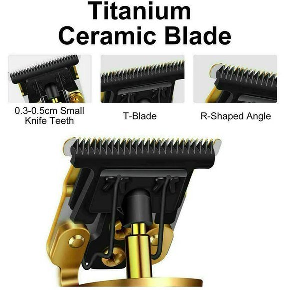 Metal Body Vintage T9 Hair Trimmer For Men Professional
